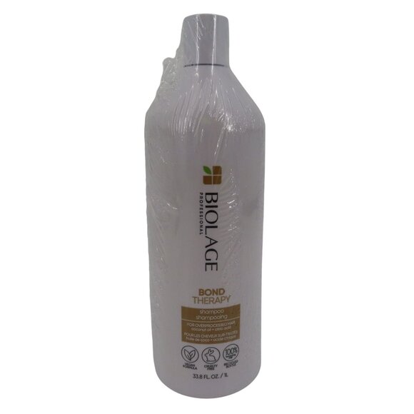 Biolage Bond Therapy Shampoo For Overprocessed Hair 33.8 fl oz NEW Hair Vegan